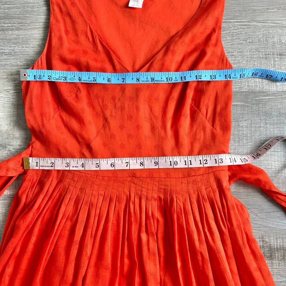 J. Crew Cecilia Midi Eyelet Dress with POCKETS in Red Poppy (size 2) - Picture 9 of 12